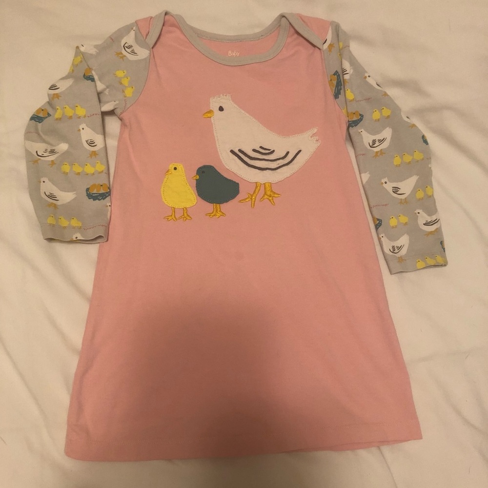 Baby Boden Appliqué cotton dress